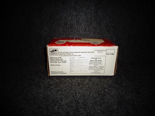 PEPSI-COLA 1916 STUDEBAKER PANEL DELIVERY VAN DIECAST TRUCK LIBERTY CLASSICS - Picture 7 of 12