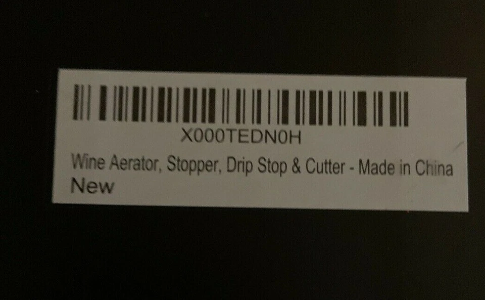 Juego de jarra aireador de vino de calidad MAGIC DECANTER: tapón, tope de goteo, cortador NUEVO Foto 3 de 4