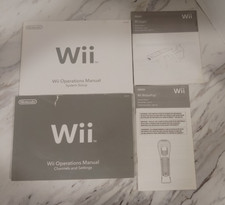 Wii Manual Lot Operations Manual  Channels Settings Manual  Wii Motion Plus...