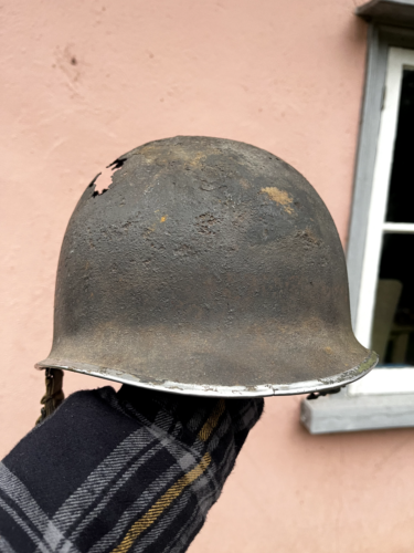 WW2 517TH PRCT HELMET EXTREMELY RARE - OPERATION DRAGOON - PARATROOPER AIRBORNE - Picture 21 of 23