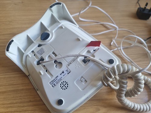 BT Decor 1200 - Corded Telephone: Voice Mail Indication: 2-Line LCD Display - Afbeelding 2 van 2