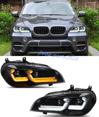BBMW X5 E70 LEDデイライト DRL 左右セット For BMW X5 E70 2007-2013 Headlights LED DRL Laser Projector Head
