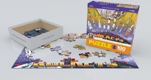 EuroGraphics International Space Rockets Puzzle - 100 Pieces - Picture 2 of 3