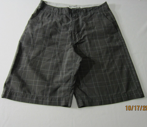 Champs Sports Shorts Mens 34 Black Gray Blue Chino Pockets Outdoor Casual Men