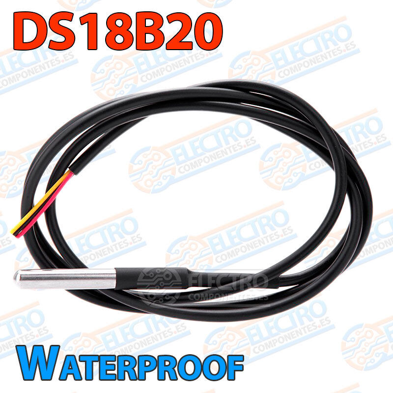DS18b20 SUMERGIBLE sensor temperatura waterproof arduino dallas electronica