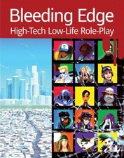 Bleeding Edge: High-Tech Low-Life Roleplaying Game by Sanguine Games SGP8001