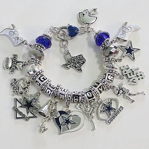 Dallas cowboys on sale charm bracelet