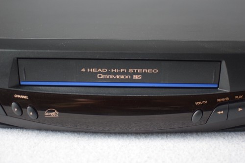 Panasonic PV-8450 Blue Line 4-Head Hi-Fi Omnivision VCR AV w/ Remote Blank Tape - Picture 11 of 23
