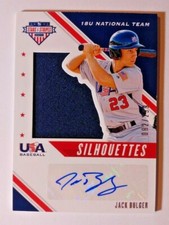 2020 STARS & STRIPES SILHOUETTES RELIC AUTO JACK BULGER 082/299