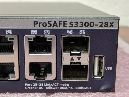 NETGEAR ProSafe S3300-28X 28 Ports Gigabit Smart Switch *Read* | C1563DS - Picture 5 of 12