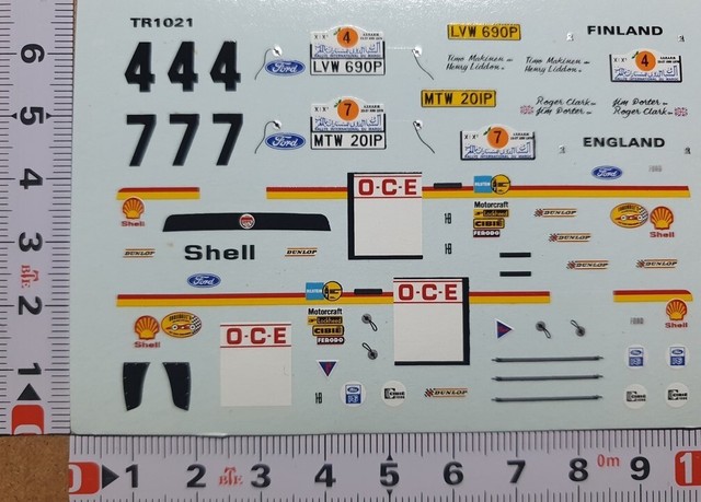 DECALS 1/43 FORD ESCORT MKII - #4 - CLARK ou#7 - RALLYE DU MAROC 1976 - DCC14352 DECALS 1/43 FORD ESCORT MKII - #4 - CLARK ou#7 - RALLYE DU MAROC 1976 - DCC14352