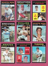 1971 Topps Baseball Cards commons #402 - 689, G to VG to EX+