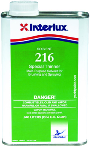 Interlux 216 Special Thinner Cold Weather Multi Purpose Solvent Pint Interlux 216 Special Thinner Cold Weather Multi Purpose Solvent Pint
