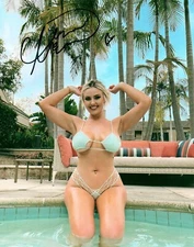 Alli Reid Super Sexy Instagram Adult Model Signed 8x10 Photo COA 6