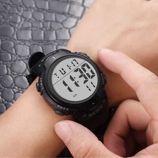 Men's Sports Watch Waterproof LED Digital Backlight Military Tactical Wristwatch