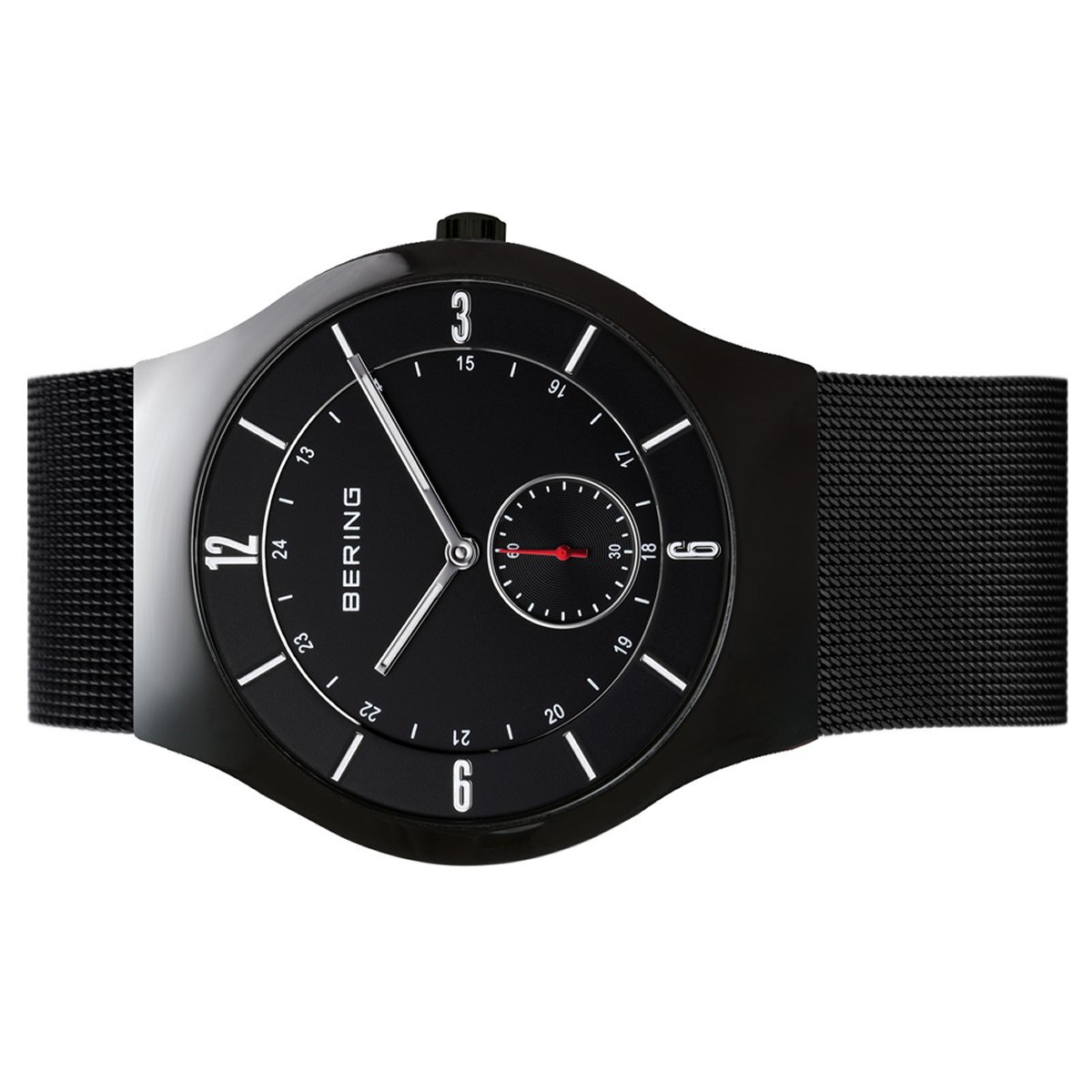 BERING ベーリング 11940-222 腕時計 BERING Men's Classic 40mm Black Steel Bracelet & Case Quartz