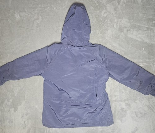 Woolrich Vintage Jacket 80s Full Zip Fleece Lined Winter Large Hooded Vented - Picture 7 of 16
