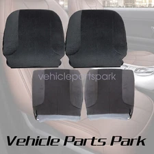 Front Bottom & Back Seat Cover Dark Gray For 2003-2005 Dodge Ram 1500 2500 3500