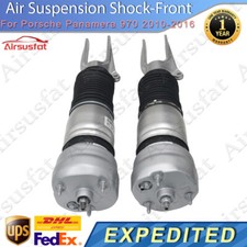 Pair for Porsche Panamera 970 2010-2016 Front L+R Air Suspension Shock Absorbers