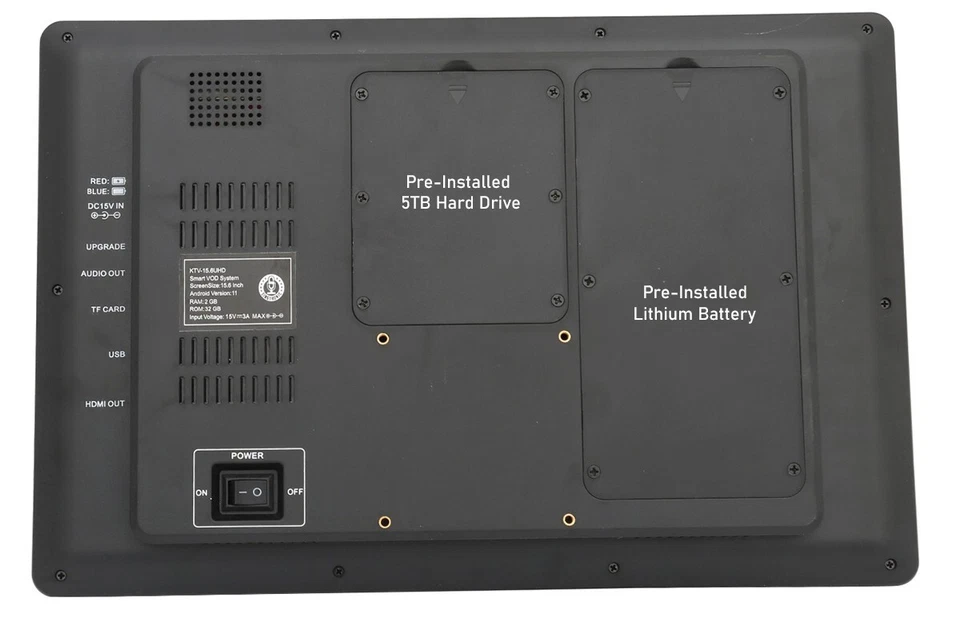 Singtronic KTV-15.6UHD Professional 5TB Hard Drive Karaoke Free: 50,000 Songs - Image 3 of 4