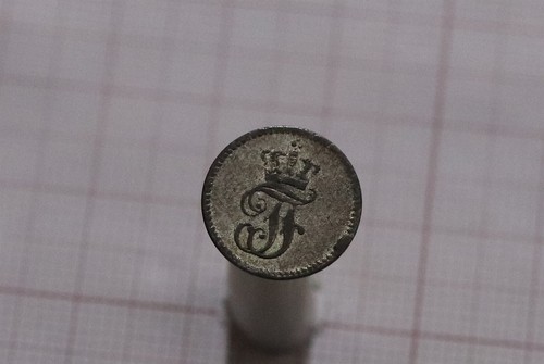 🧭 🇩🇪 GERMANY MECKLENBURG-SCHWERIN 3 PFENNIG 1844 SILVER B79 #Z7424 - Picture 3 of 3
