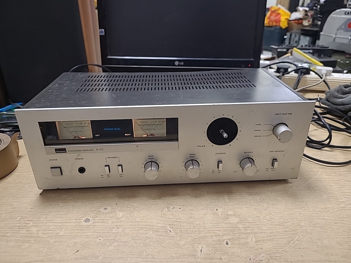 Sansui A-40 Integrated Amplifier | eBay