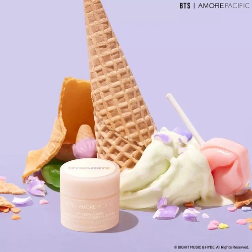 Laneige Lip Sleeping Mask Balm BTS Lip & Pop Edition 8g / .27 oz Butter Peach + - Picture 4 of 8