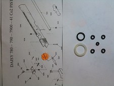 Daisy 780 790 7900 41 Co2 pistol O-Ring Seal Kit Exploded View  EZ-seal Guide