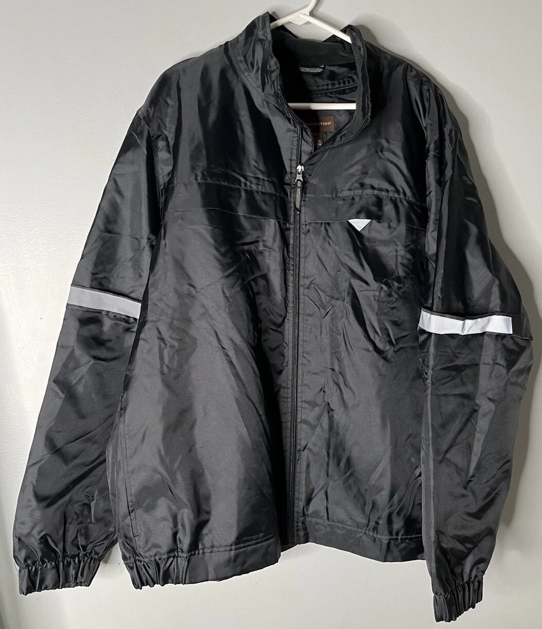 Harriton Men’s Black Jacket Windbreaker Size 2XL Fleece Lining
Opens in a new window or tab