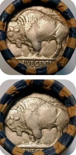 Roll Of 40- D Mint & P Mint Enders Buffalo Nickels Some F To XF Grades#h