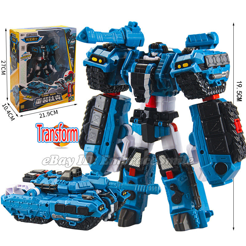 Tobot V GD Tank Man Transforming Robot Vehicle Toy 7in
