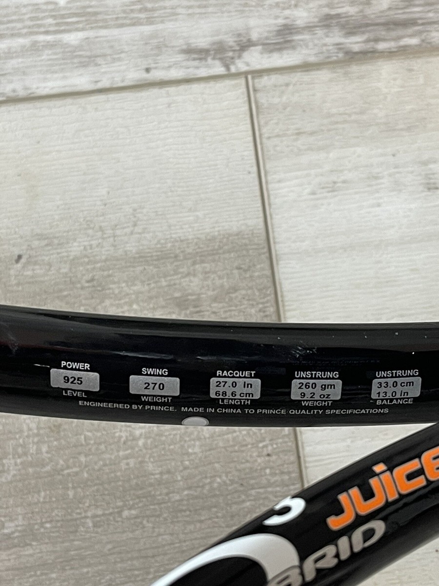 Prince 03 Juice 260 Hybrid Tennis Racket Used 105 Square Inch 4