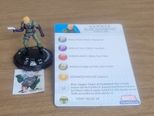  HeroClix Marvel WEB OF SPIDER-MAN H.A.M.M.E.R. Elite Operative 017 with card 