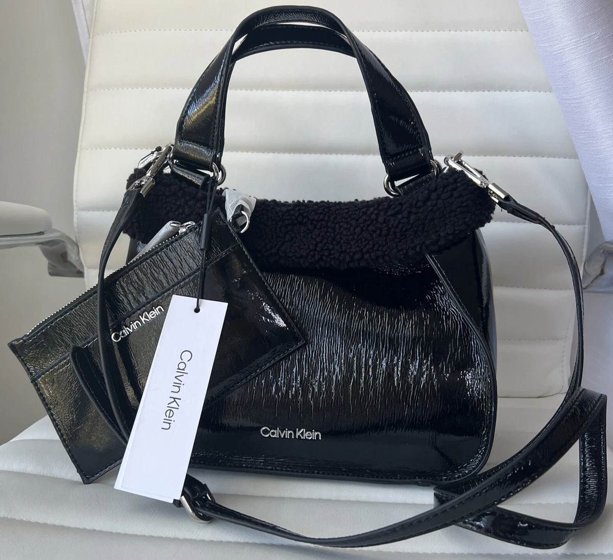 Calvin klein best sale shoe bag