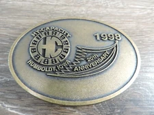Hy-Capacity Humboldt Iowa 1998 20th Anniversary Belt Buckle