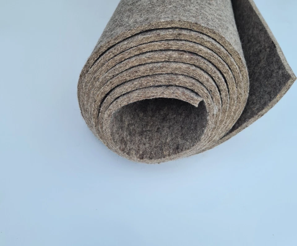 Filz 100% Schurwolle Schafwolle Wollfilz Filzmatte Meterware Natur Produkt - Bild 3 von 3