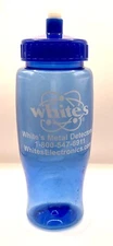 WHITE’S METAL DETECTOR WATER BOTTLE Made In USA Whites Electronics Collectible