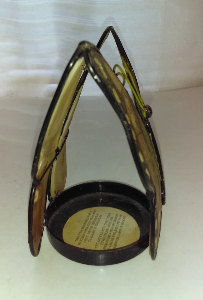 Soporte de luz de té con pilas Butterfly, 4-1/2" de alto Foto 3 de 4