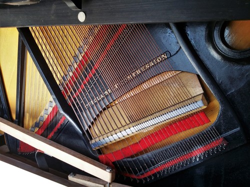 Steinway & Sons Klavier, Modell "K", Baujahr 1924, voll spielbar - Bild 6 von 7