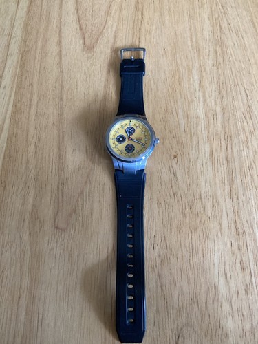 Casio EF-305 Edifice Yellow Dial 100 Meter Watch Silicone strap / Steel case