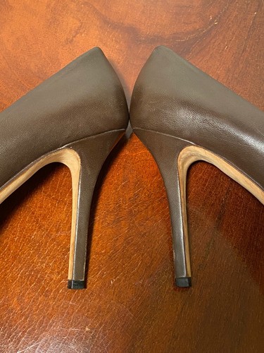 GUCCI for Saks Fifth Ave braune Leder Plateau High Heels Pumps Gr. 36,5 / US6,5 - Bild 9 von 12