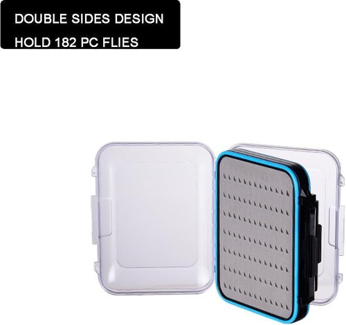 Aventik Fliegenangelbox Vorrichtung Box Wasserdicht Streamer Fliegenkoffer 2 Seiten durchsichtig Deckel - Bild 28 von 44