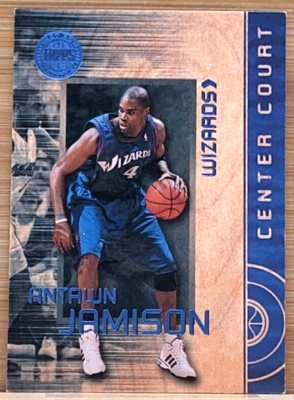 2005-06 TOPPS FIRST ROW ANTAWN JAMISON CENTER COURT BLUE #D/149