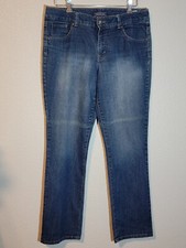Bandolino Jeans Womens Size 10 Regular Straight Stretch Mid Rise Denim Blue