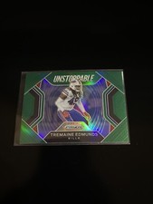 Tremaine Edmunds 2020 Panini Prizm Unstoppable Green Prizm football card Bills