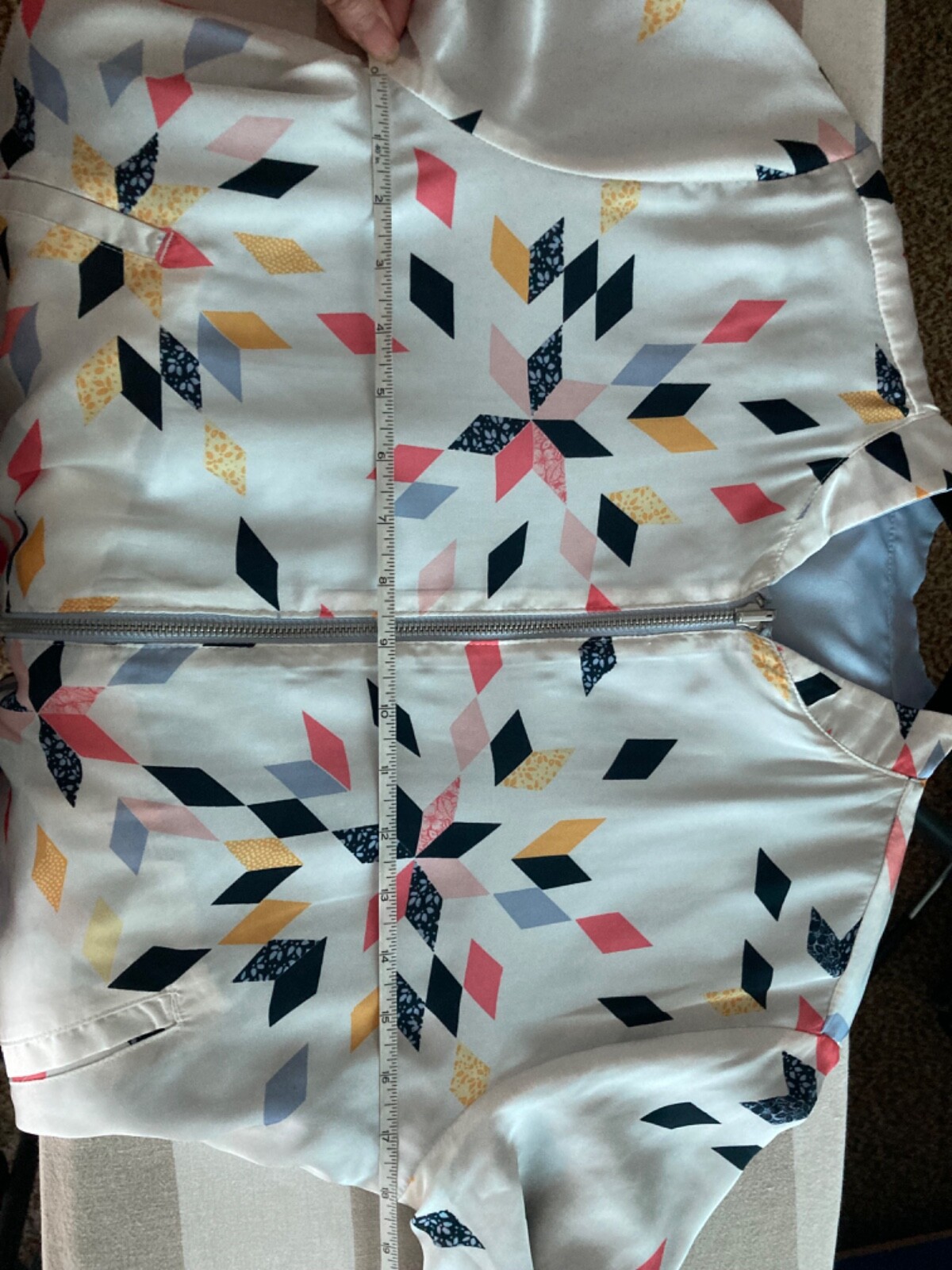 GAP  Pattern Reversible Bomber Jacket Size Small … - image 5