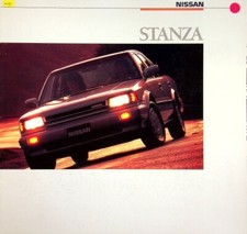 285078) Nissan Stanza - USA - Oversized - Brochure 1987
