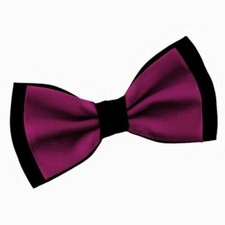 Kontrast Fliege Smoking Anzug Hochzeit Schwarz Violett