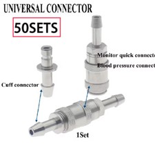 50Sets medical supplier BP12+BP15 NIBP Bayonet Connector NIBP air hose connector