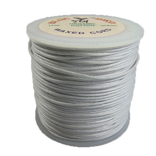 New Blue Bird Waxed Braided Cotton Cord 6 Colors - Leathercraft Macrame Jewelry - 第 3/22 張圖片